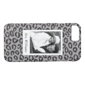 Aangepaste foto- en naamruimte met luipspatroon Case-Mate iPhone case (Achterkant (Horizontaal))