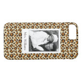 Aangepaste foto- en naamsonderhuidpatroon Case-Mate iPhone case (Achterkant (Horizontaal))