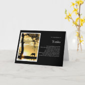 Aangepaste foto- en naamssympathie voor paarden kaart (Gele Bloem)