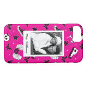 Aangepaste foto- en naamsymbolen Case-Mate iPhone case (Achterkant (Horizontaal))