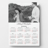 Aangepaste foto en namen 2026 Kalender Fotoplaat (voorkant)