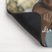 Aangepaste foto- en namen ontwerpen muismat (Hoek)