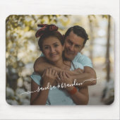 Aangepaste foto- en namen ontwerpen muismat (Voorkant)