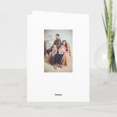 Aangepaste foto en/of tekst kaart (Achterkant)