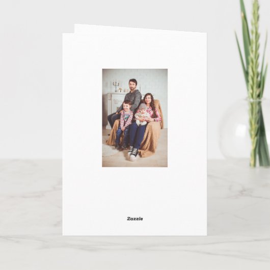 Aangepaste foto en/of tekst kaart (Achterkant)