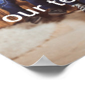 Aangepaste foto en/of tekst poster (Hoek)