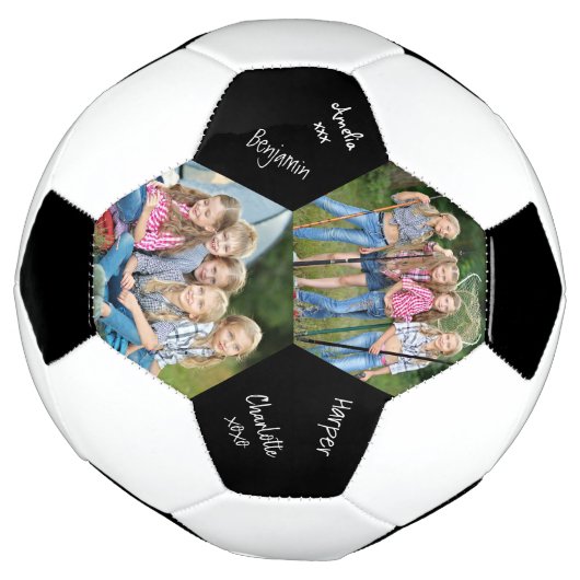 Aangepaste foto en ondertekend voetbal (Gedraaid)