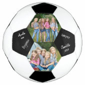 Aangepaste foto en ondertekend voetbal (Voorkant)