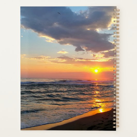 Aangepaste foto en optionele gepersonaliseerde tek planner (Achterkant)