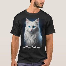 Aangepaste foto en optionele gepersonaliseerde tek t-shirt