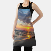 Aangepaste foto en optionele tekst op maat schort (Insitu)