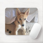 Aangepaste foto- en scriptpagina's van Dog Pet Muismat (Met muis)