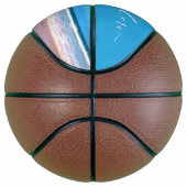 Aangepaste foto en tekst basketbal uw eigen ontwer (Rechts)