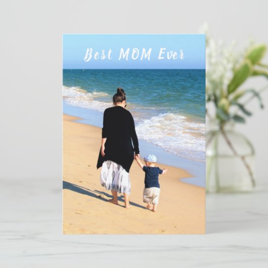 Aangepaste foto en tekst - Beste DAD ooit - (Staand voorkant)