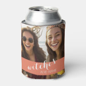 Aangepaste foto en tekst blikjeskoeler (Blikje Voorkant)