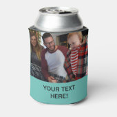 Aangepaste foto en tekst blikjeskoeler (Blikje Achterkant)