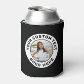 Aangepaste foto en tekst blikjeskoeler (Blikje Voorkant)