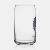 Aangepaste foto en tekst blikvorm glas (Rechts)