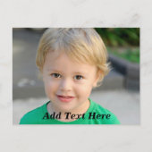 Aangepaste foto en tekst briefkaart (Voorkant)