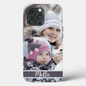 Aangepaste foto en tekst Case-Mate iPhone case (Achterkant)