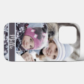 Aangepaste foto en tekst Case-Mate iPhone case (Achterkant (horizontaal))