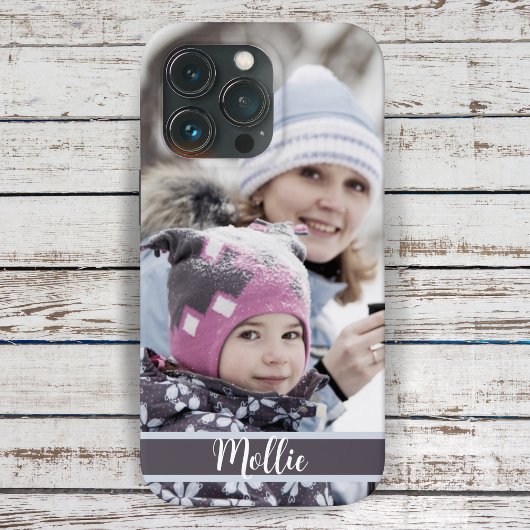 Aangepaste foto en tekst Case-Mate iPhone case