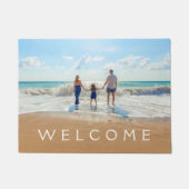 Aangepaste foto en tekst deurmat Uw foto's ontwerp (Voorkant)