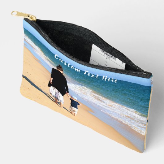 Aangepaste Foto en Tekst Gepersonaliseerd Etui (Open)