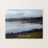 Aangepaste foto en tekst gepersonaliseerd Iers lan Legpuzzel (Horizontaal)