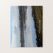 Aangepaste foto en tekst gepersonaliseerd Iers lan Legpuzzel (Verticaal)