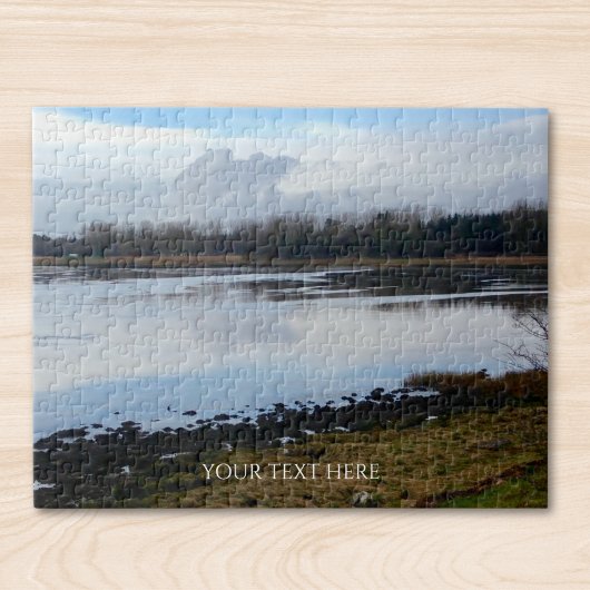 Aangepaste foto en tekst gepersonaliseerd Iers lan Legpuzzel