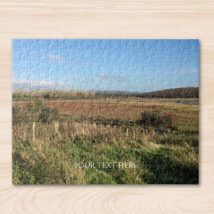 Aangepaste foto en tekst gepersonaliseerd Iers lan Legpuzzel