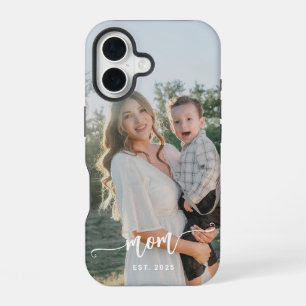 Aangepaste foto en tekst gepersonaliseerd iPhone 16 hoesje