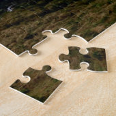 Aangepaste foto en tekst gepersonaliseerd landscha legpuzzel (Zijkant)