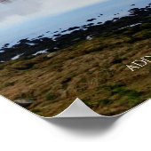 Aangepaste foto en tekst gepersonaliseerd poster (Hoek)