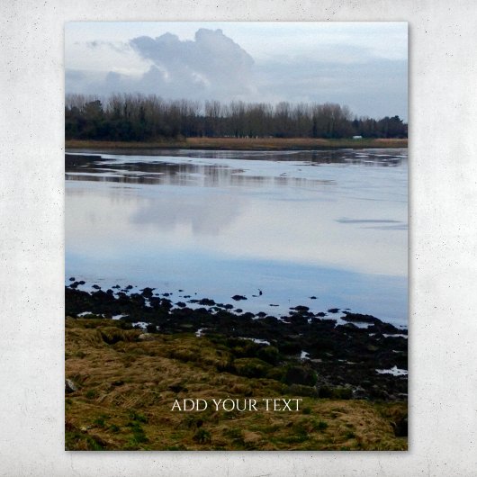 Aangepaste foto en tekst gepersonaliseerd poster