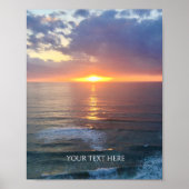 Aangepaste foto en tekst gepersonaliseerd poster (Voorkant)