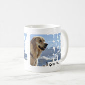 Aangepaste foto en tekst gepersonaliseerde beste h koffiemok (Voorkant rechts)