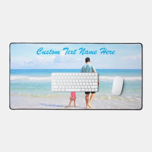Aangepaste foto en tekst gepersonaliseerde bureaum bureaumat (Keyboard & Muis)