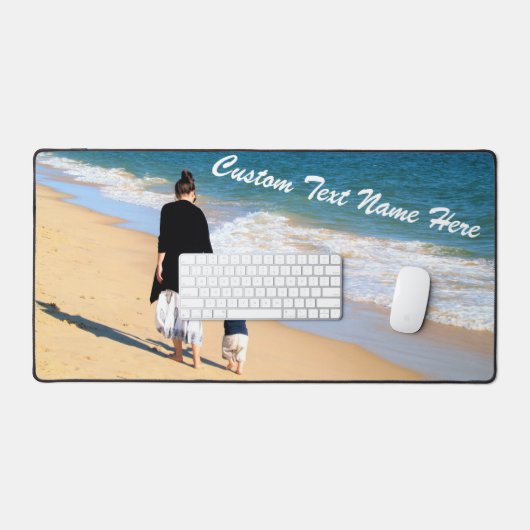 Aangepaste foto en tekst gepersonaliseerde bureaum bureaumat (Keyboard & Muis)