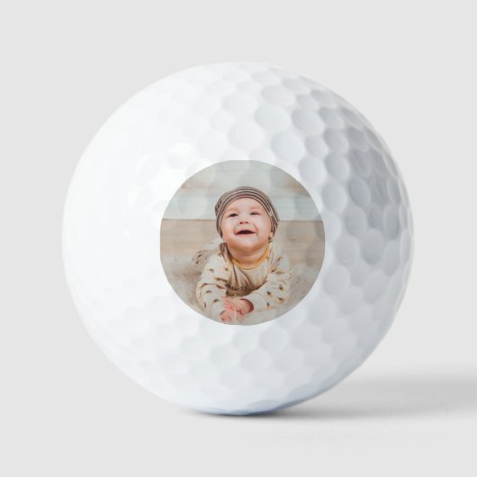 Aangepaste foto en tekst golfballen (Voorkant)