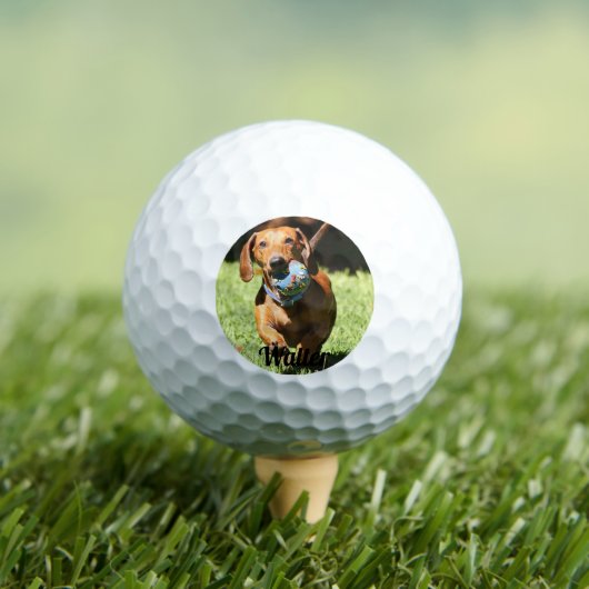 Aangepaste foto en tekst golfballen (Insitu Shirt)