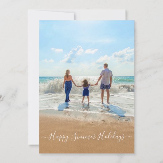 Aangepaste foto en tekst - Happy Summer Feestdagen (Voorkant)