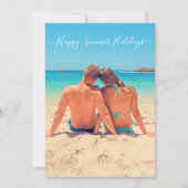 Aangepaste foto en tekst - Happy Summer Feestdagen (Voorkant)