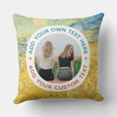 Aangepaste foto- en tekst-huisdecoratie – Geperson Kussen (Achterkant)