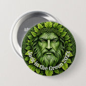 Aangepaste foto en tekst Jack in het groen Ronde Button 7,6 Cm (Voorkant /achterkant)