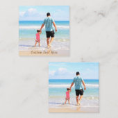 Aangepaste foto en tekst Kaarten Uw eigen ontwerp Notitiekaartje (Voorkant / Achterkant)