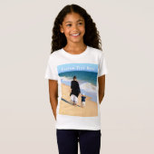 Aangepaste foto en tekst Kinder T-shirt Uw eigen o (Voorkant volledig)