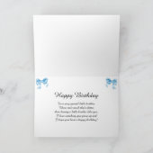 Aangepaste Foto en Tekst Kleine Broer Verjaardag S Kaart (Binnen)