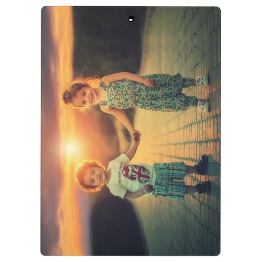 Aangepaste foto en tekst klembord (Achterkant)